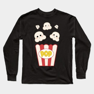 Kawaii Popcorn 1 Long Sleeve T-Shirt